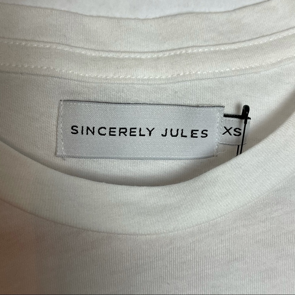 Sincerely Jules Summa’ Lovin’ T shirt white cotton - Picture 4 of 6